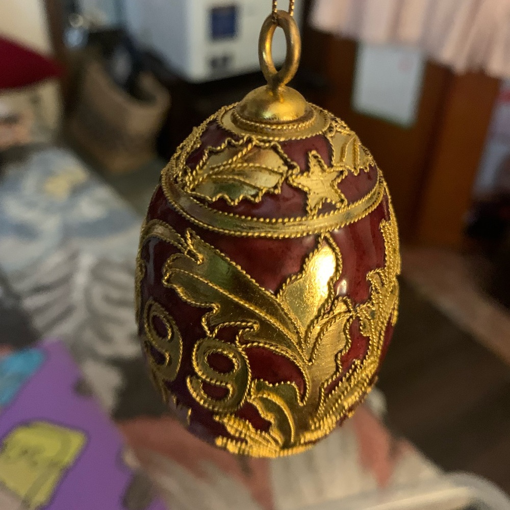 Cloisonné Handcrafted 1999 vintage ornament
